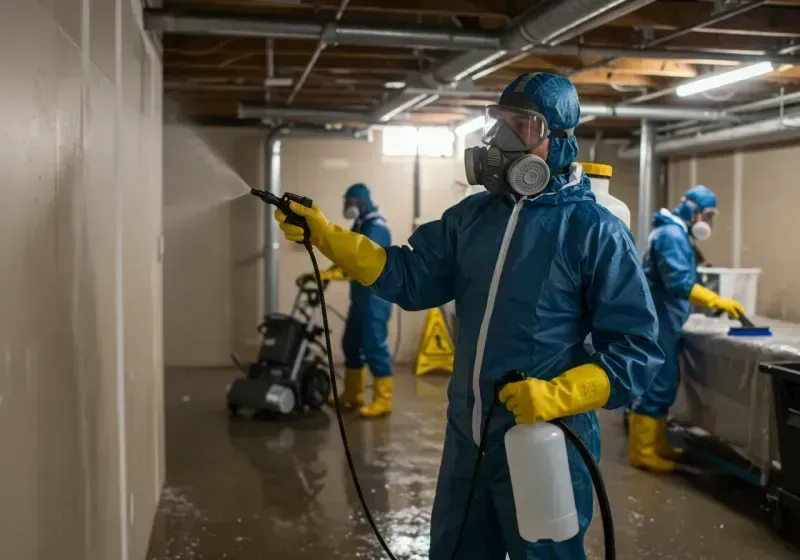 Basement Sanitization and Antimicrobial Treatment process in Fairbury, NE